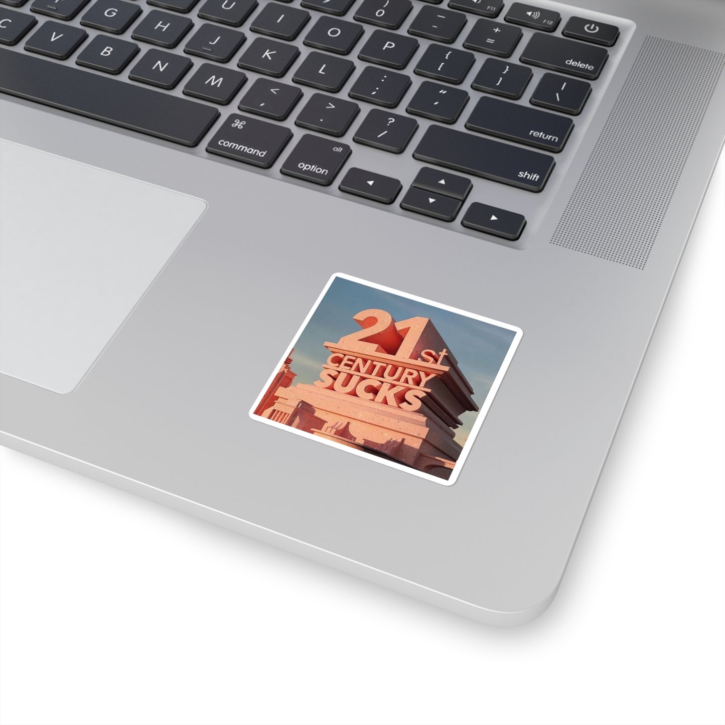 21st Century Sucks Square Stickers (3 sizes)